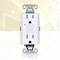 Faith Self-Test 15A TR GFCI Outlet Receptacle w/ Wall Plate, White, PK 10 GLS-15ATR-WH-10 - alternate 3
